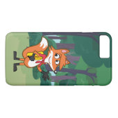 Coques Case-Mate iPhone Ondulation de Fox de Rick | Scarlett de garde (Dos (Horizontal))
