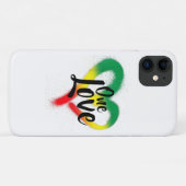 Coques Case-Mate iPhone One Love One Heart Reggae Vibes (Dos (Horizontal))