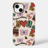 Coques Case-Mate iPhone One More Chapter Book Lover Pattern Phone Case (Verso)