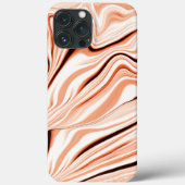 Coques Case-Mate iPhone Ongles dans les tons beige, cylindre marron incurv (Verso)