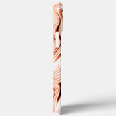 Coques Case-Mate iPhone Ongles dans les tons beige, cylindre marron incurv (Verso / Droite)