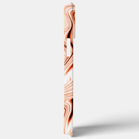 Coques Case-Mate iPhone Ongles dans les tons beige, cylindre marron incurv (Verso / Droite)