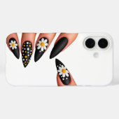 Coques Case-Mate iPhone Ongles style noir (Verso (horizontal))