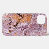 Coques Case-Mate iPhone Onyx Téléphone Pierre/coque ipad Nom personnalisé (Verso (horizontal))