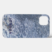 Coques Case-Mate iPhone Onyx Téléphone Pierre/coque ipad Nom personnalisé (Verso (horizontal))