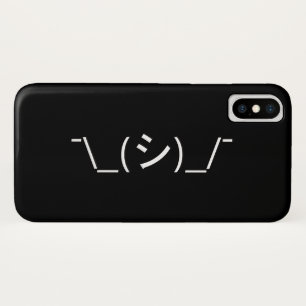 Case-Mate iPhone Case Oops Shrug Emoticon ; -\_(シ)_/