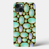 Coques Case-Mate iPhone Opal Broch Chain Motif Luxe (Verso)