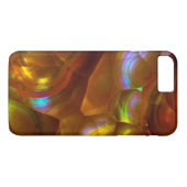 Coques Case-Mate iPhone Opale de feu orange iridescente (Dos (Horizontal))
