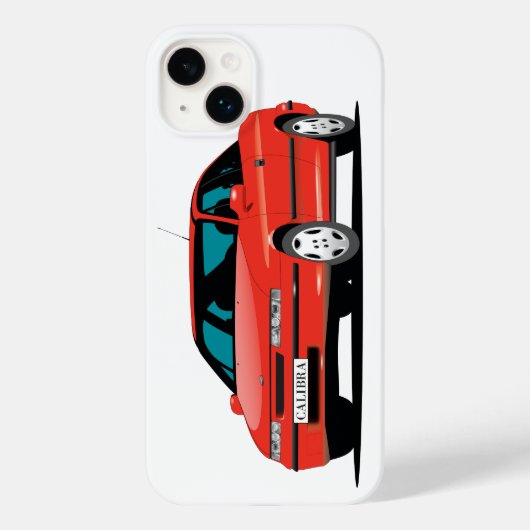 Coques Case-Mate iPhone Opel Calibra rouge avant (Verso)