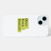 Coques Case-Mate iPhone Open Your Insight | Inspirational Minimalist Phone (Verso (horizontal))