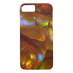 Coque iPhone 7 Opéra d'incendie orange d'Iridescente