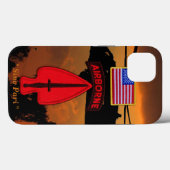 Coques Case-Mate iPhone Opération spéciale de l'armée USASOC Vets Patch (Verso (horizontal))