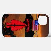 Coques Case-Mate iPhone Opération spéciale de l'armée USASOC Vets Patch (Verso (horizontal))