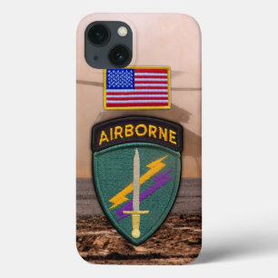 iPhone 13 Case Opérations spéciales USACAPOC Veterans Vets Patch