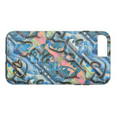 Coques Case-Mate iPhone Options 13A-B des Motifs Abstraits (Dos (Horizontal))