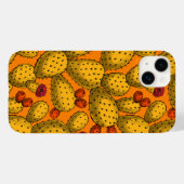 Coques Case-Mate iPhone Opuntie de floraison en jaune (Verso (horizontal))