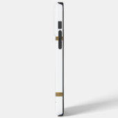 Coques Case-Mate iPhone or ancre symbole de bonheur (Verso / Gauche)