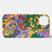 Coques Case-Mate iPhone "Or" Art Abstrait (Verso (horizontal))