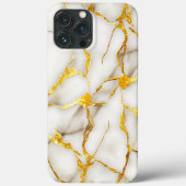Coques Case-Mate iPhone Or blanc japonais Kintsugi (Verso)