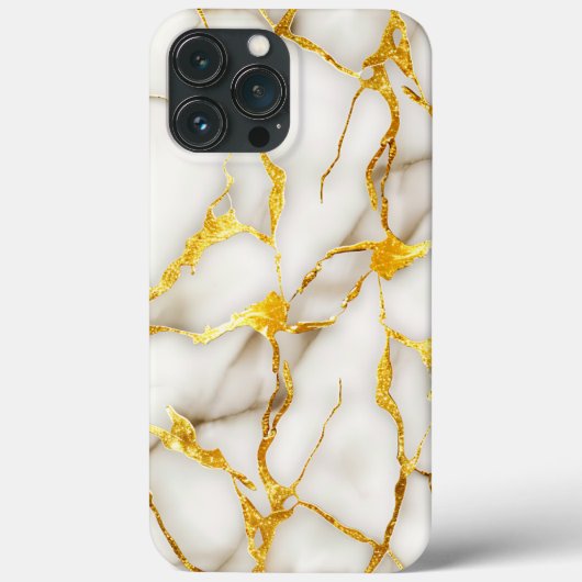 Coques Case-Mate iPhone Or blanc japonais Kintsugi (Verso)