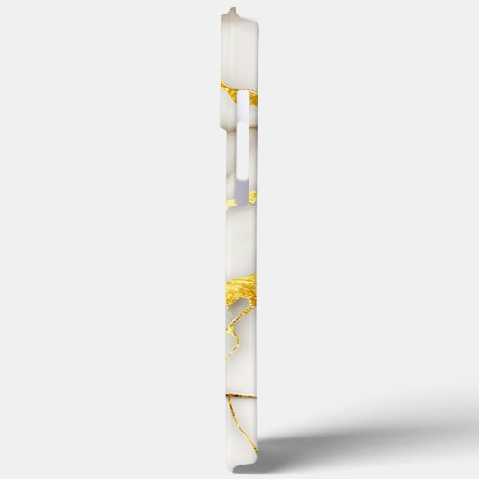 Coques Case-Mate iPhone Or blanc japonais Kintsugi (Verso / Gauche)