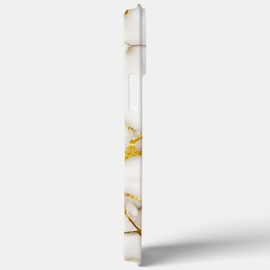Coques Case-Mate iPhone Or blanc japonais Kintsugi (Verso / Droite)