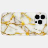 Coques Case-Mate iPhone Or blanc japonais Kintsugi (Verso (horizontal))