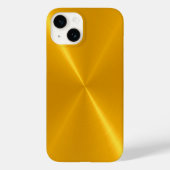 Coques Case-Mate iPhone Or brillant acier inoxydable métal (Verso)