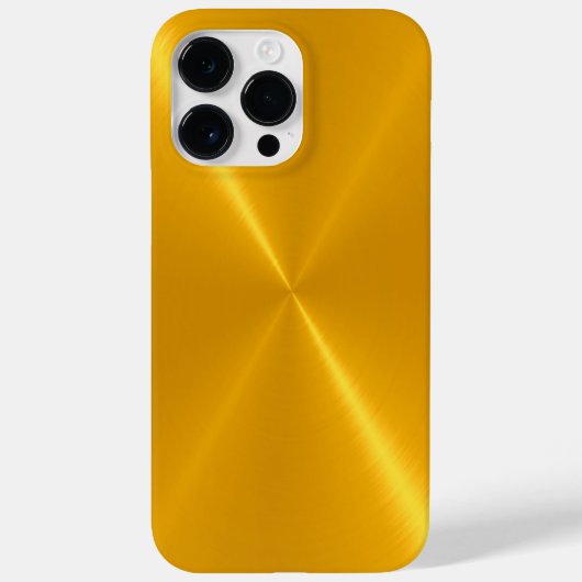 Coques Case-Mate iPhone Or brillant acier inoxydable métal (Verso)