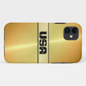 Coques Case-Mate iPhone Or brillant acier inoxydable métal (Dos (Horizontal))