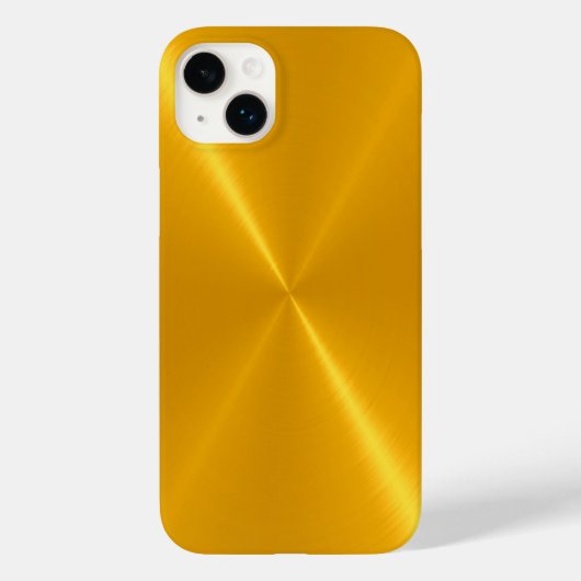 Coques Case-Mate iPhone Or brillant acier inoxydable métal (Verso)