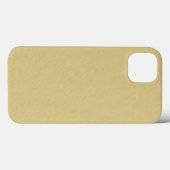 Coques Case-Mate iPhone Or brossé doux (Verso (horizontal))