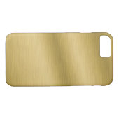 Coques Case-Mate iPhone Or brossé look élégant (Dos (Horizontal))