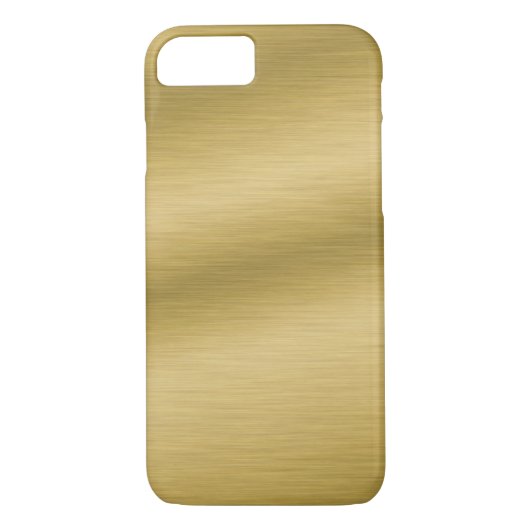 Coques Case-Mate iPhone Or brossé look élégant (Dos)