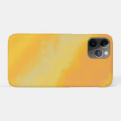 Coques Case-Mate iPhone Or Citron Doré Aquarelle  (Dos (Horizontal))