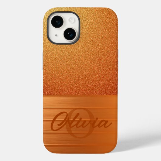 Coques Case-Mate iPhone Or doré (Verso)