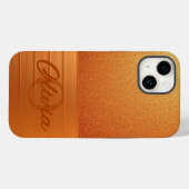 Coques Case-Mate iPhone Or doré (Verso (horizontal))