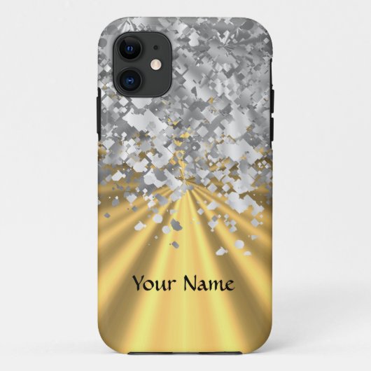 Coques Case-Mate iPhone Or et fausse parties scintillant (Dos)