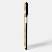 Coques Case-Mate iPhone Or et noir rayé (Verso / Droite)