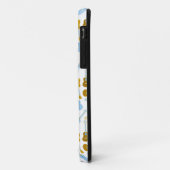 Coques Case-Mate iPhone or et ukulélés bleues (Dos/Gauche)
