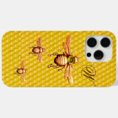 COQUES Case-Mate iPhone OR HONEY BEES MONOGRAM (Verso (horizontal))