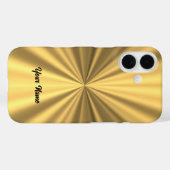Coques Case-Mate iPhone Or métallique Faux (Verso (horizontal))