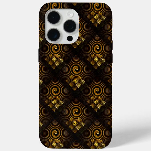 Coques Case-Mate iPhone Or Moderne Boho Élégant Motif d'Art Abstrait #502 (Verso)