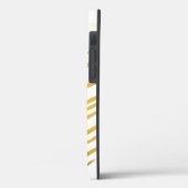 Coques Case-Mate iPhone Or moderne et monogramme (Verso / Gauche)