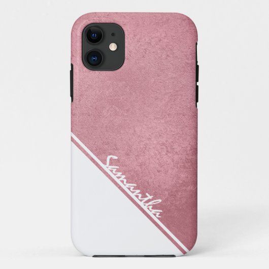 Coques Case-Mate iPhone Or rose (Dos)