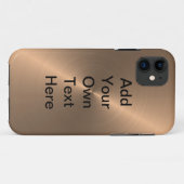 Coques Case-Mate iPhone Or rose (Dos (Horizontal))