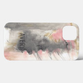 Coques Case-Mate iPhone Or rose Abstrait (Verso (horizontal))