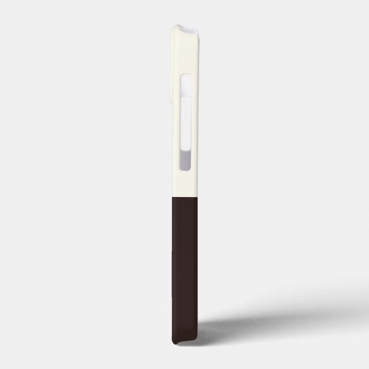 Coques Case-Mate iPhone Or rose chocolat ivoire (Verso / Gauche)