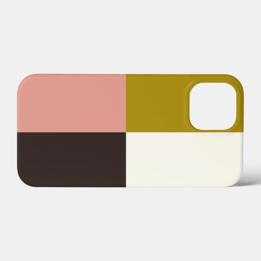 Coques Case-Mate iPhone Or rose chocolat ivoire (Verso (horizontal))