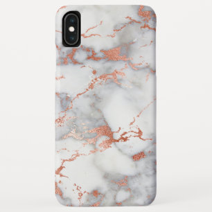 Case-Mate iPhone Case Or rose et Marbre blanc Élégant Moderne